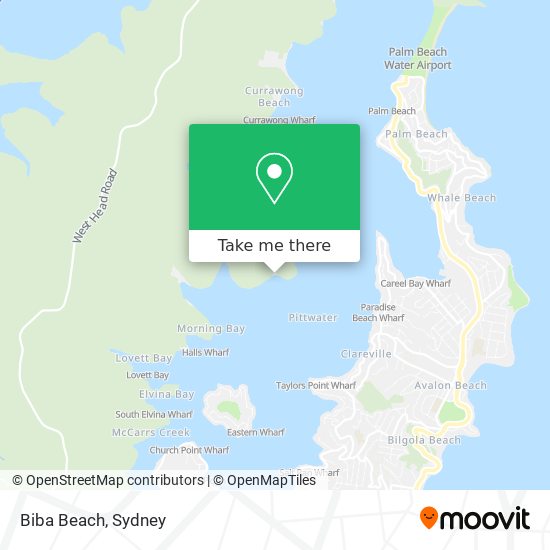 Mapa Biba Beach