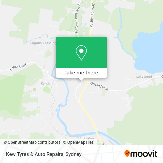 Kew Tyres & Auto Repairs map