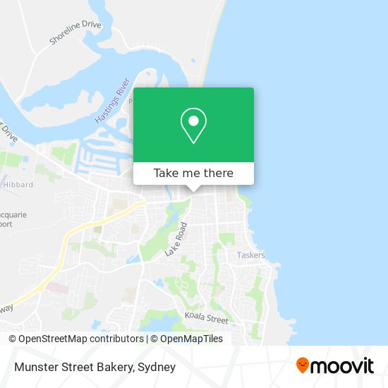 Munster Street Bakery map