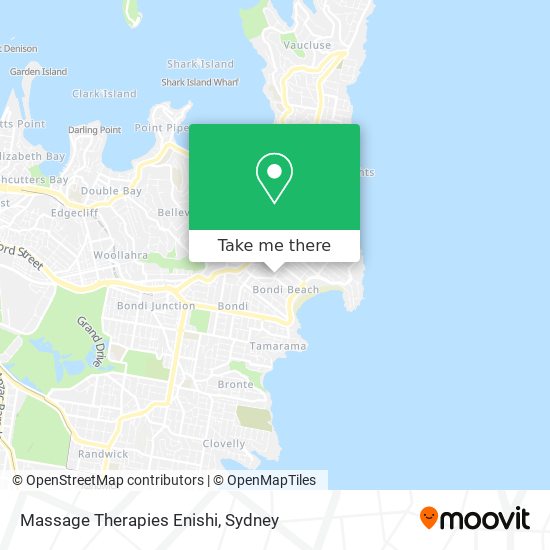 Massage Therapies Enishi map