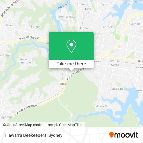 Mapa Illawarra Beekeepers