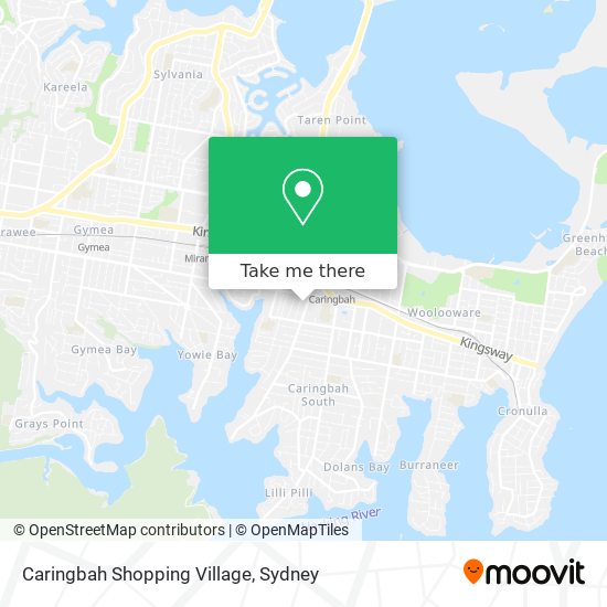 Caringbah Shopping Village map