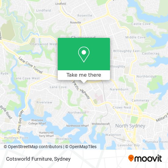 Cotsworld Furniture map