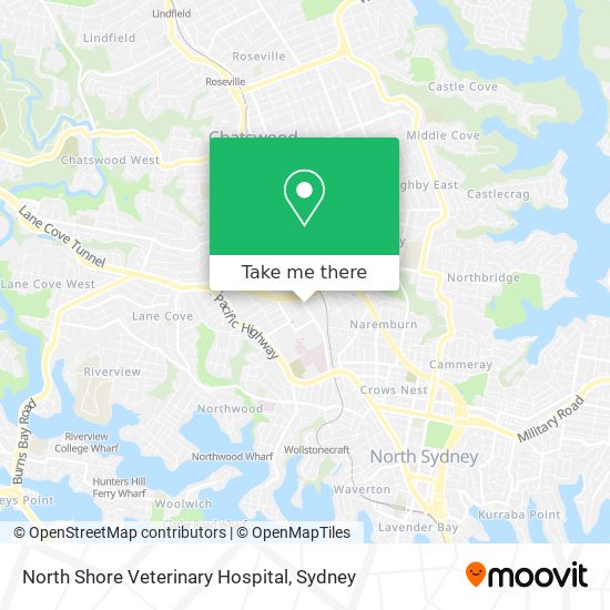 North Shore Veterinary Hospital map