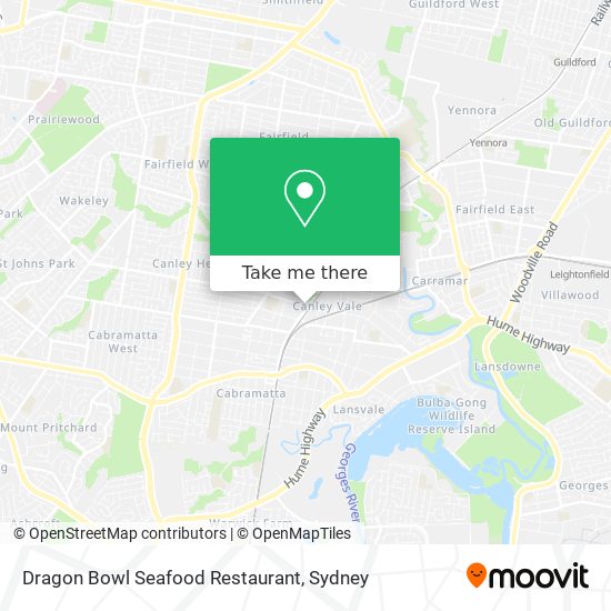 Dragon Bowl Seafood Restaurant map