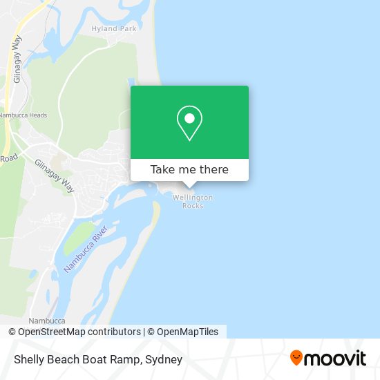 Shelly Beach Boat Ramp map