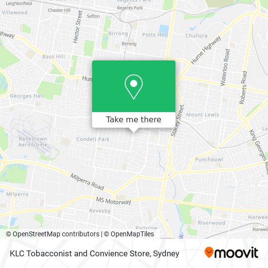 KLC Tobacconist and Convience Store map