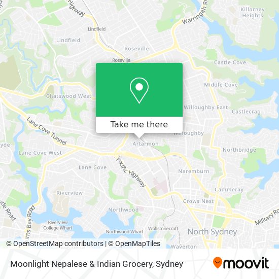 Moonlight Nepalese & Indian Grocery map