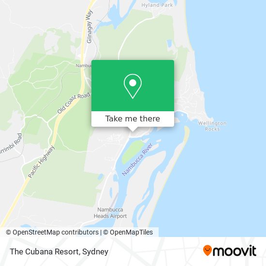 The Cubana Resort map