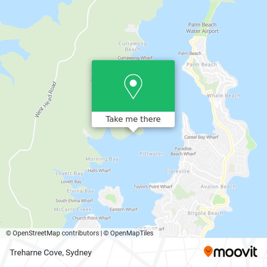 Treharne Cove map
