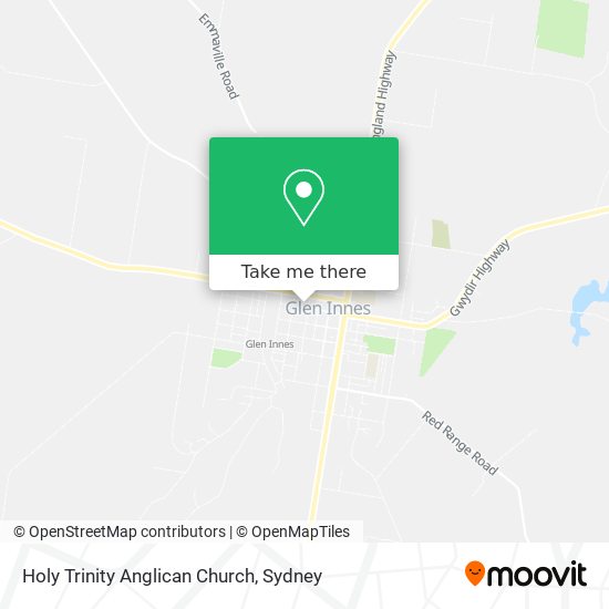 Mapa Holy Trinity Anglican Church