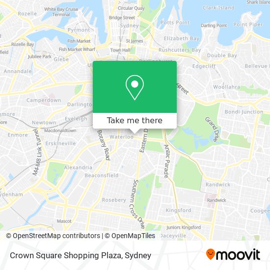 Crown Square Shopping Plaza map