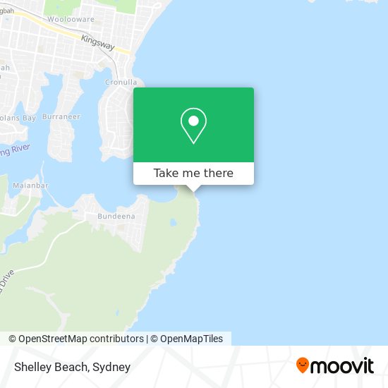 Mapa Shelley Beach