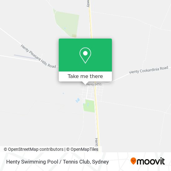 Henty Swimming Pool / Tennis Club map