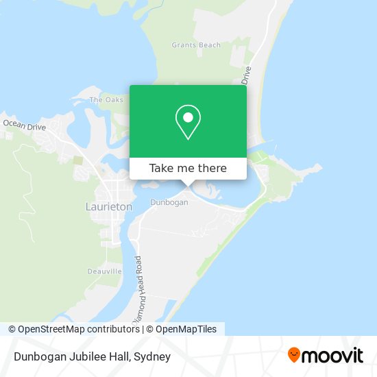 Dunbogan Jubilee Hall map