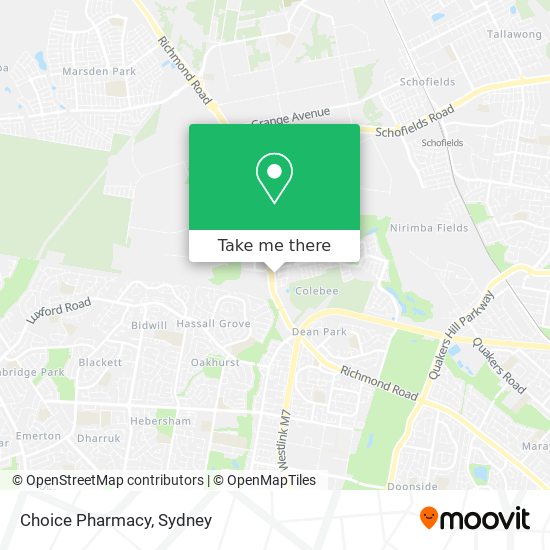 Choice Pharmacy map