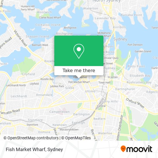 Fish Market Wharf map