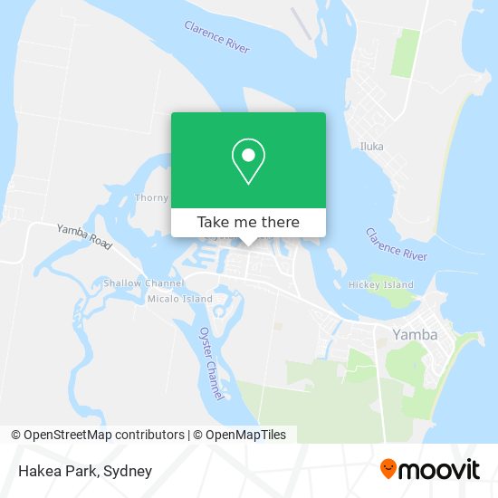 Hakea Park map