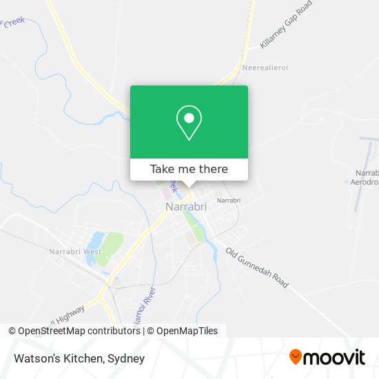 Watson's Kitchen map
