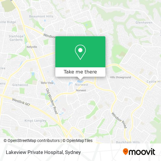 Lakeview Private Hospital map