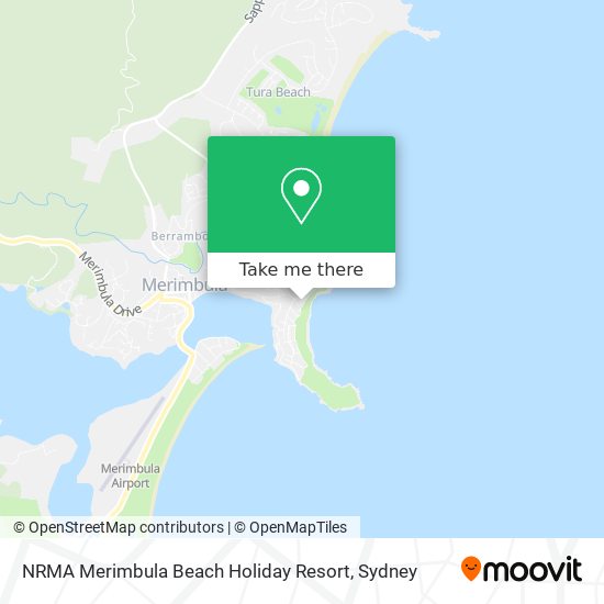 NRMA Merimbula Beach Holiday Resort map