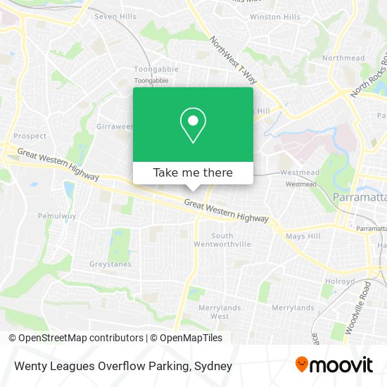 Wenty Leagues Overflow Parking map