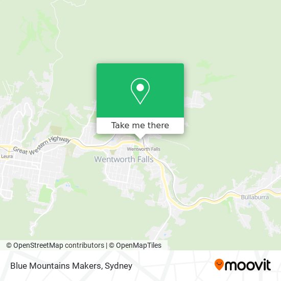 Blue Mountains Makers map