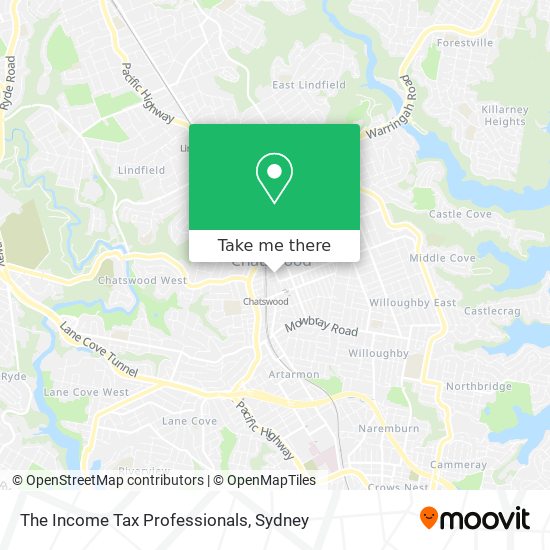 The Income Tax Professionals map