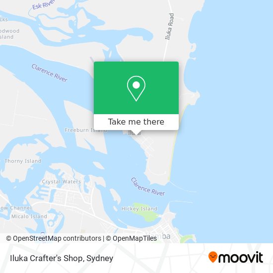 Iluka Crafter's Shop map