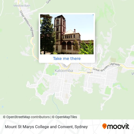Mapa Mount St Marys College and Convent