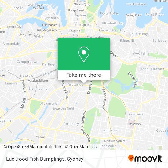 Luckfood Fish Dumplings map