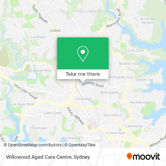 Willowood Aged Care Centre map