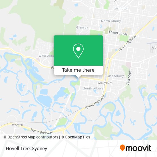 Hovell Tree map