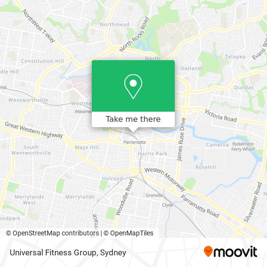 Mapa Universal Fitness Group