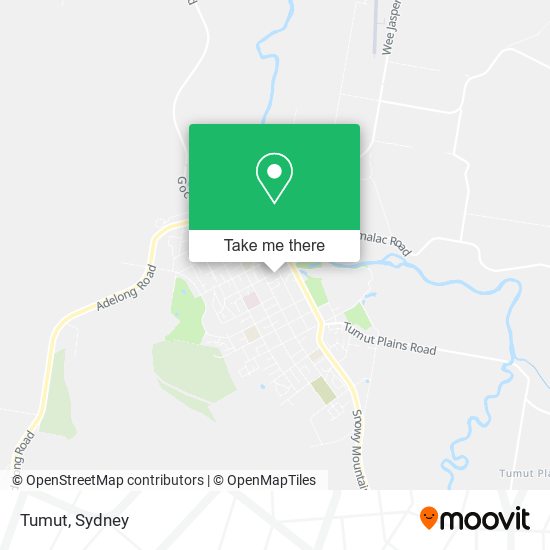 Mapa Tumut