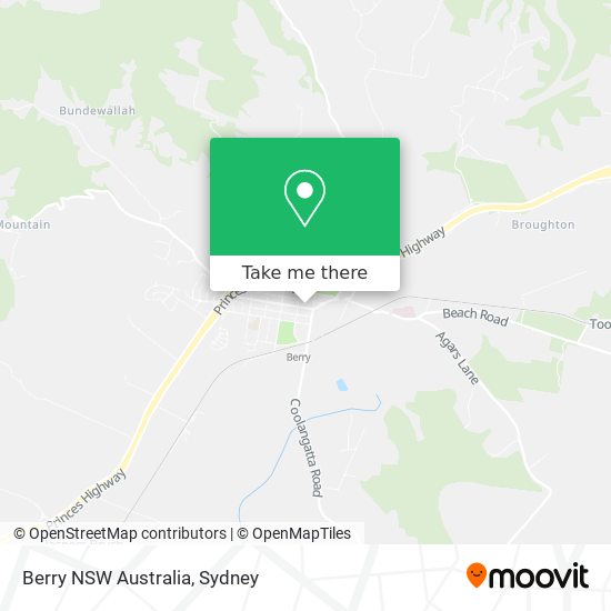 Berry NSW Australia map