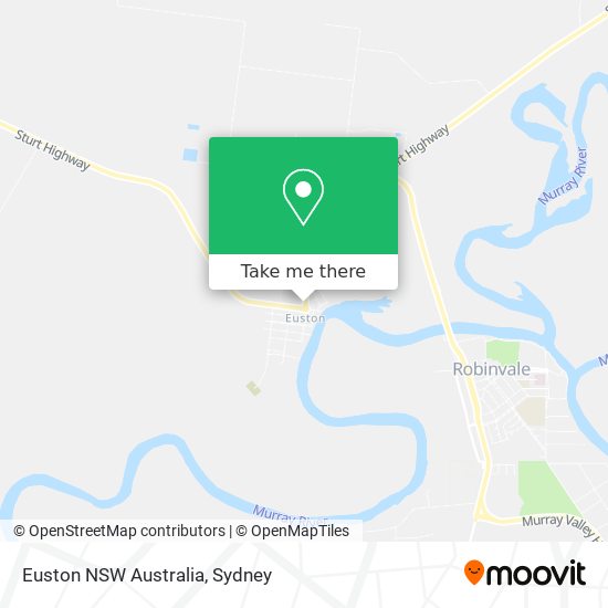 Mapa Euston NSW Australia