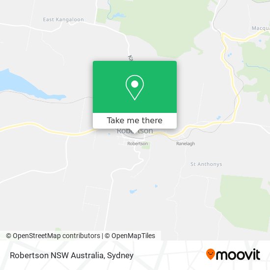 Robertson NSW Australia map