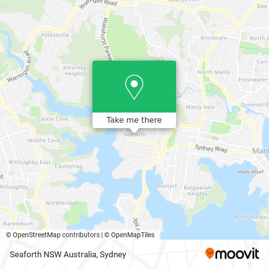 Seaforth NSW Australia map