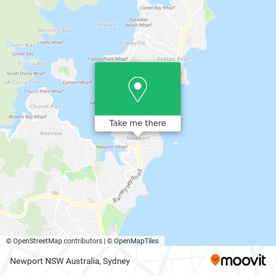 Newport NSW Australia map