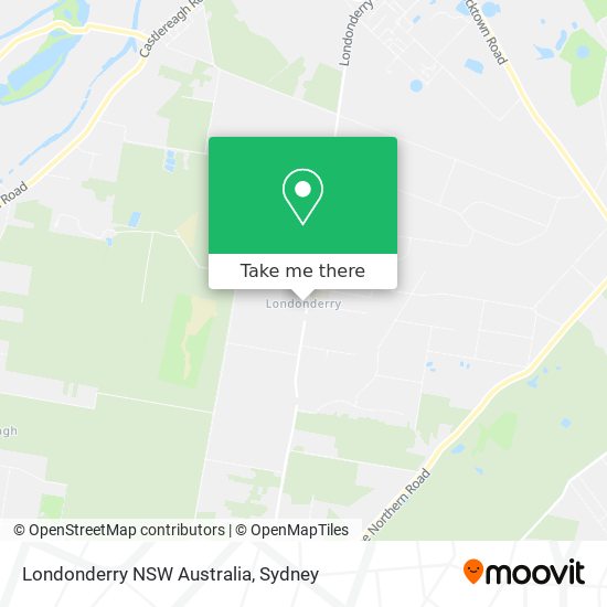 Londonderry NSW Australia map