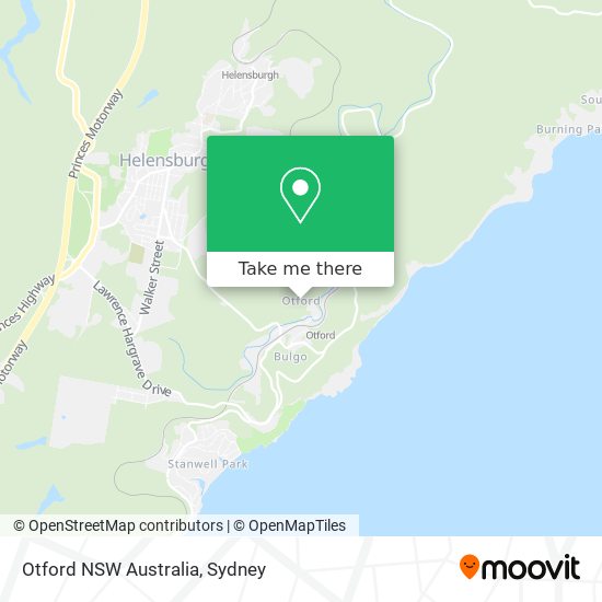 Otford NSW Australia map