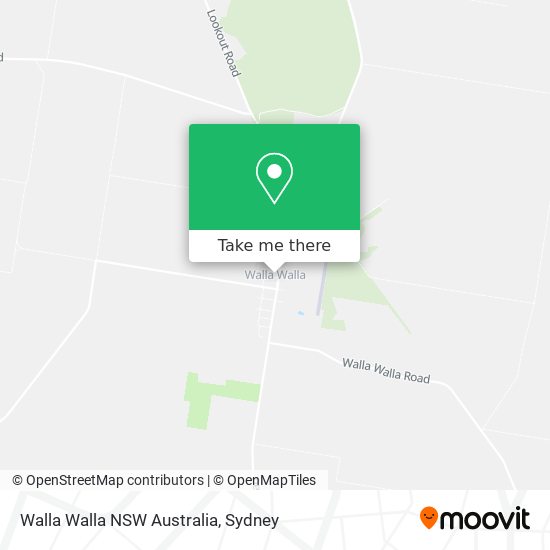 Mapa Walla Walla NSW Australia