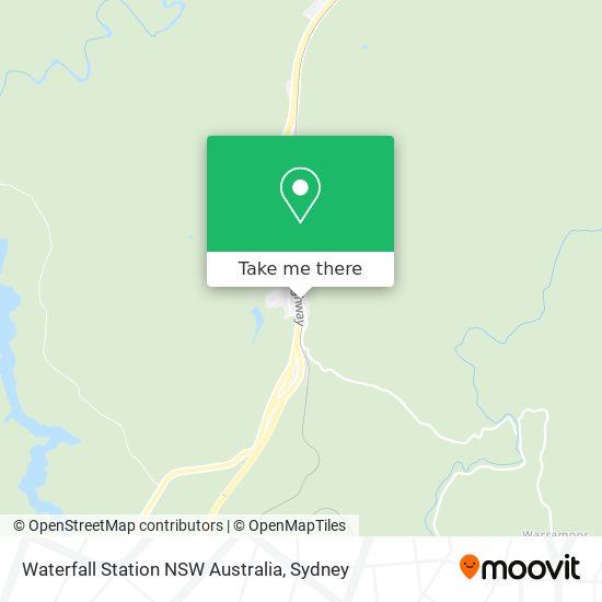 Waterfall Station NSW Australia map