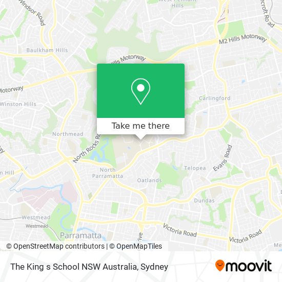 The King s School NSW Australia map