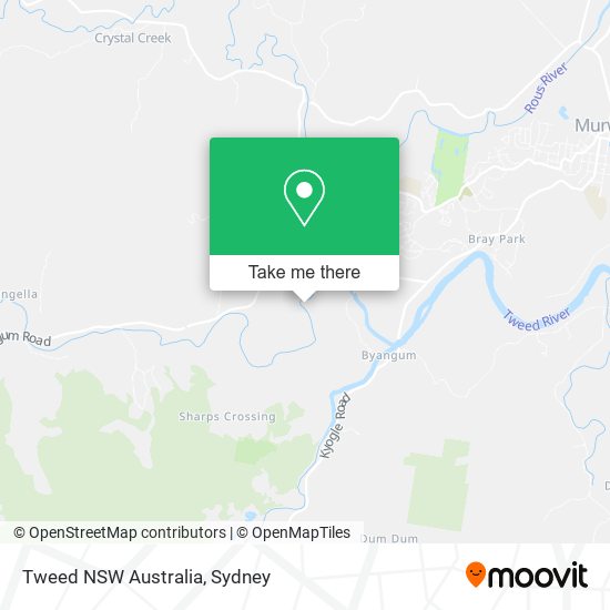 Tweed NSW Australia map