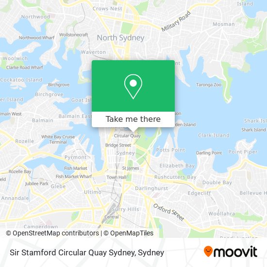 Sir Stamford Circular Quay Sydney map