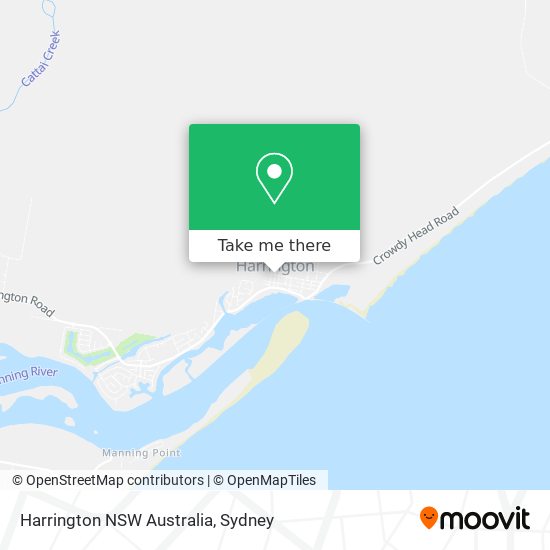 Harrington NSW Australia map
