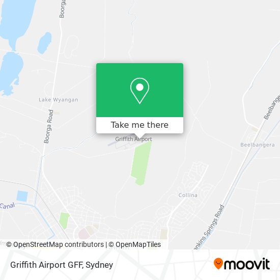 Griffith Airport GFF map