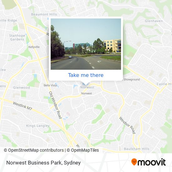 Norwest Business Park map